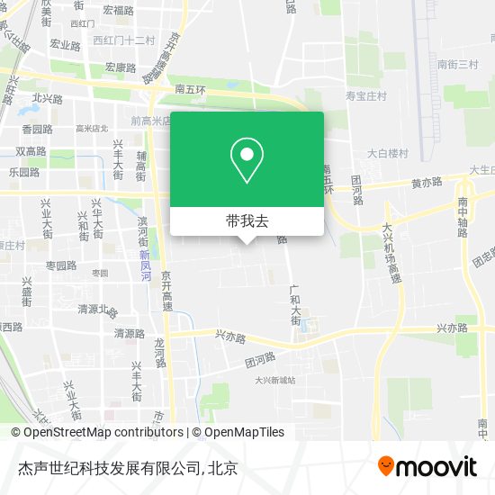 杰声世纪科技发展有限公司地图