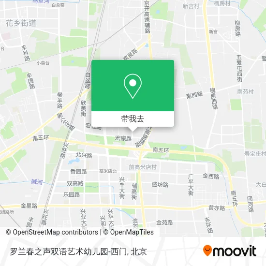 罗兰春之声双语艺术幼儿园-西门地图