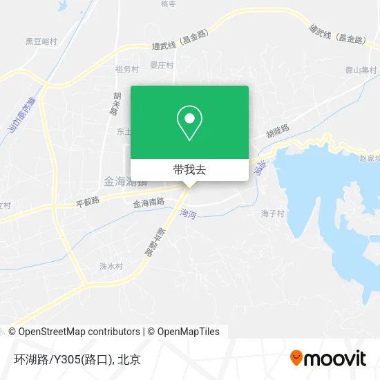 环湖路/Y305(路口)地图