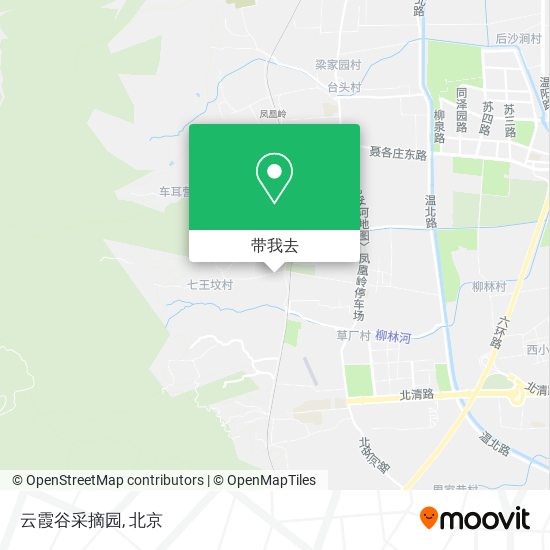云霞谷采摘园地图