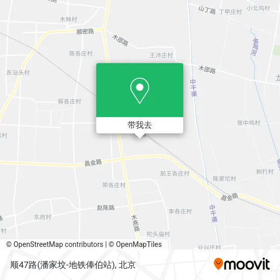 顺47路(潘家坟-地铁俸伯站)地图