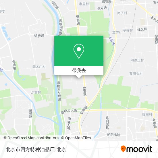 北京市四方特种油品厂地图
