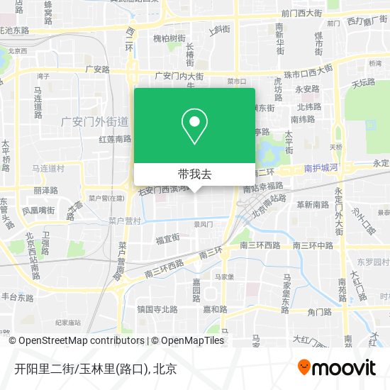 开阳里二街/玉林里(路口)地图