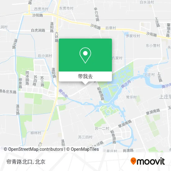 帘青路北口地图