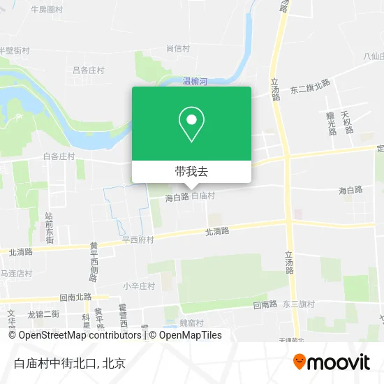 白庙村中街北口地图