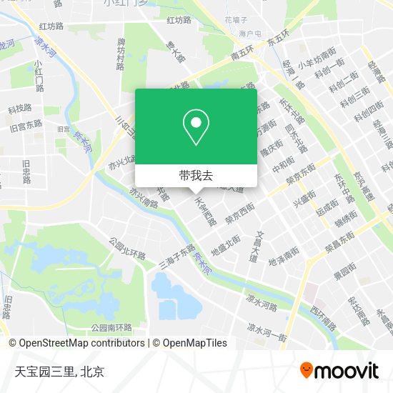 天宝园三里地图