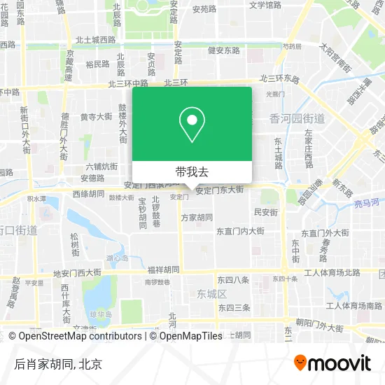 后肖家胡同地图