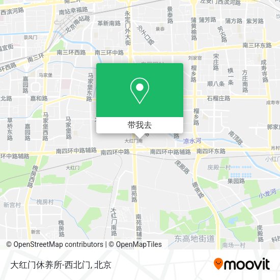 大红门休养所-西北门地图