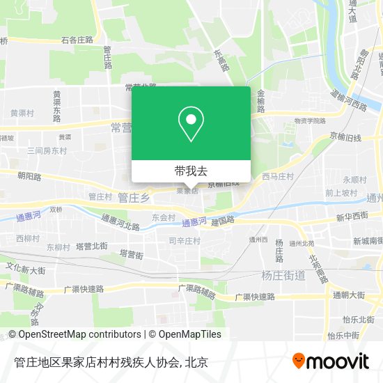 管庄地区果家店村村残疾人协会地图