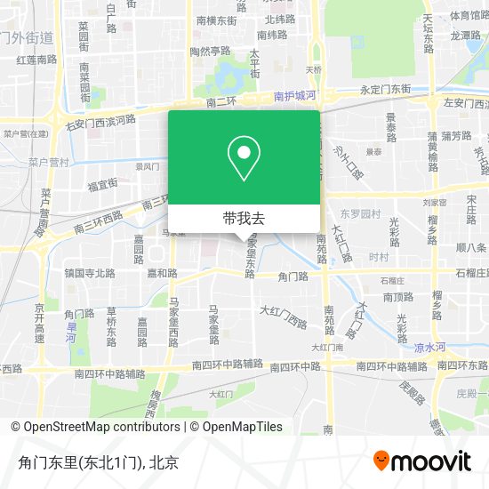 角门东里(东北1门)地图