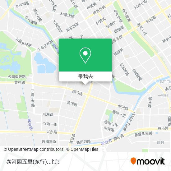 泰河园五里(东行)地图