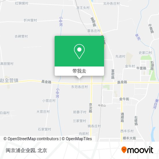 闽京浦企业园地图