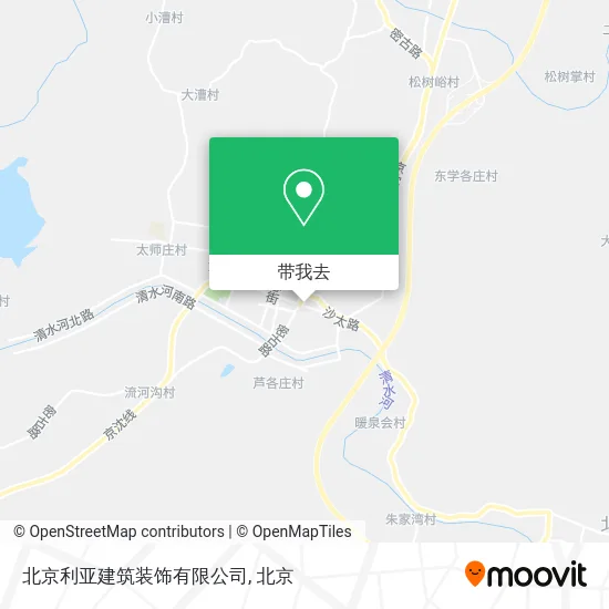 北京利亚建筑装饰有限公司地图