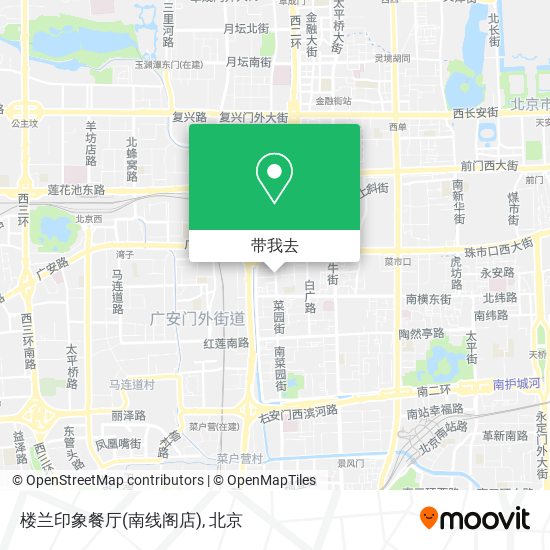 楼兰印象餐厅(南线阁店)地图