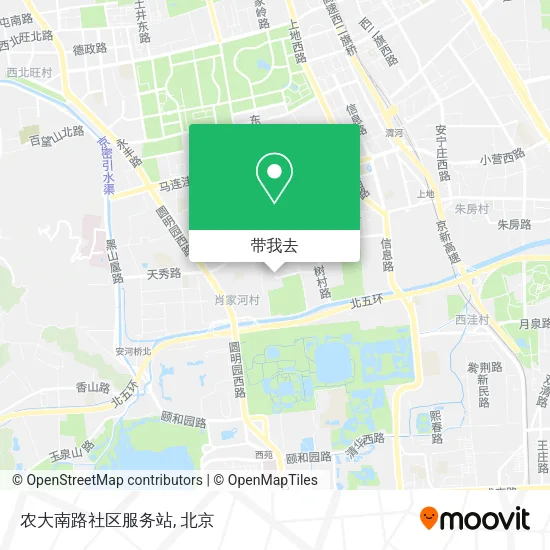 农大南路社区服务站地图