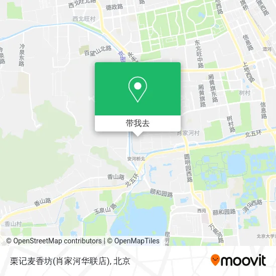 栗记麦香坊(肖家河华联店)地图