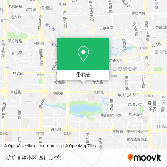 矿院高第小区-西门地图