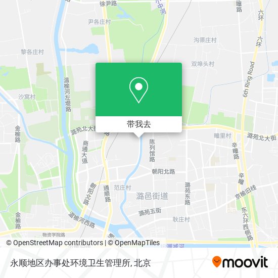 永顺地区办事处环境卫生管理所地图
