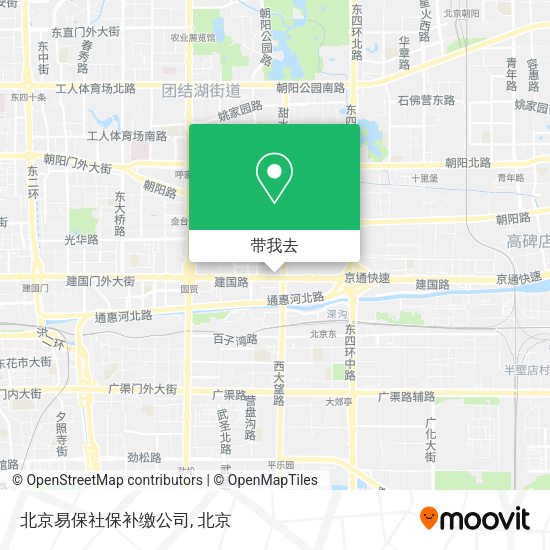 北京易保社保补缴公司地图