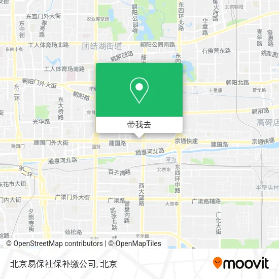 北京易保社保补缴公司地图
