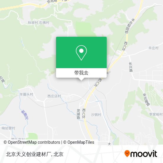 北京天义创业建材厂地图