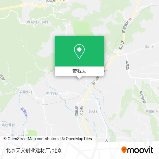 北京天义创业建材厂地图
