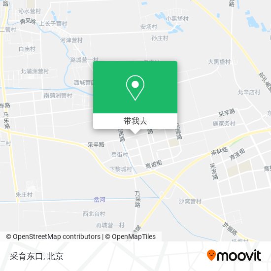 采育东口地图