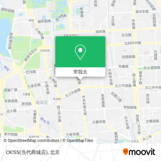 CK!SS(当代商城店)地图