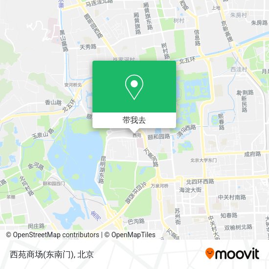 西苑商场(东南门)地图
