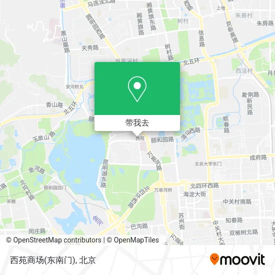 西苑商场(东南门)地图