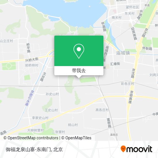 御福龙泉山寨-东南门地图