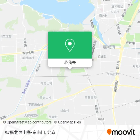 御福龙泉山寨-东南门地图