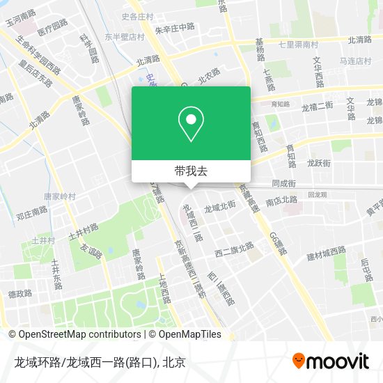 龙域环路/龙域西一路(路口)地图