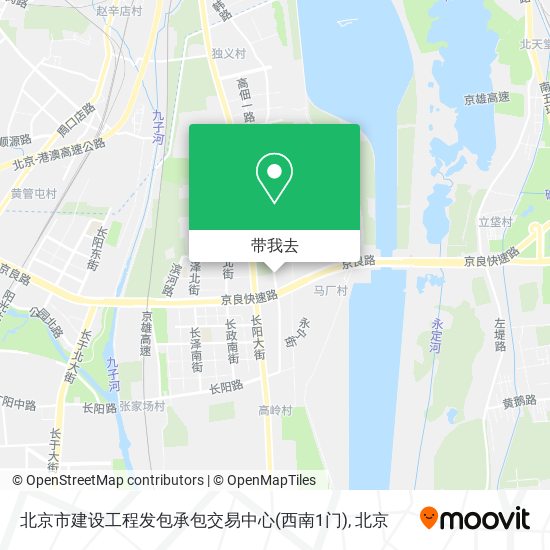 北京市建设工程发包承包交易中心(西南1门)地图