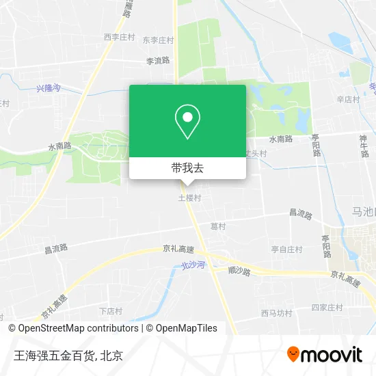 王海强五金百货地图