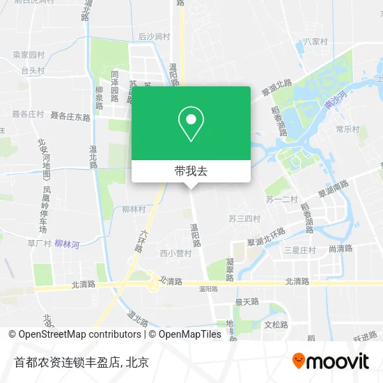 首都农资连锁丰盈店地图