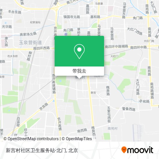新宫村社区卫生服务站-北门地图