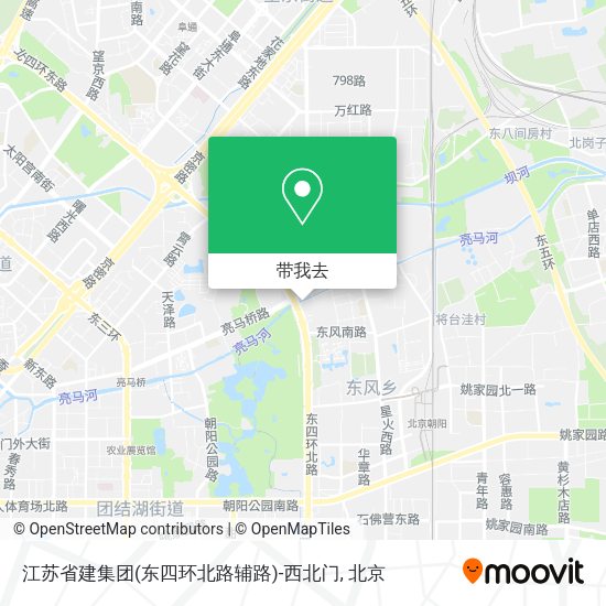 江苏省建集团(东四环北路辅路)-西北门地图