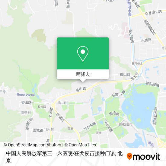 中国人民解放军第三一六医院-狂犬疫苗接种门诊地图
