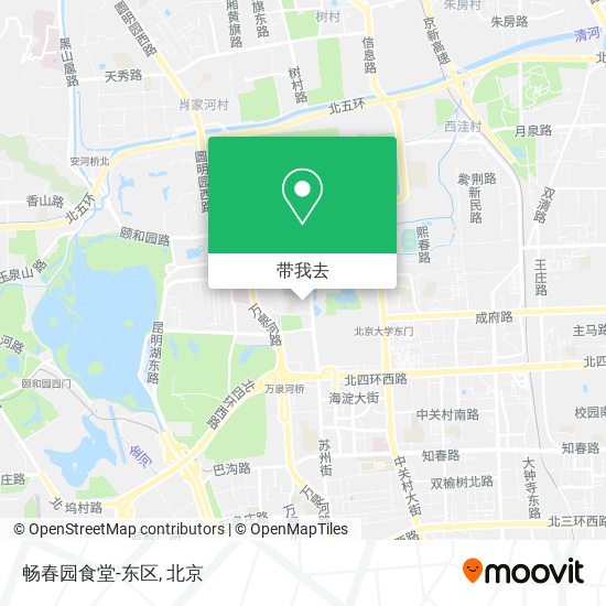 畅春园食堂-东区地图