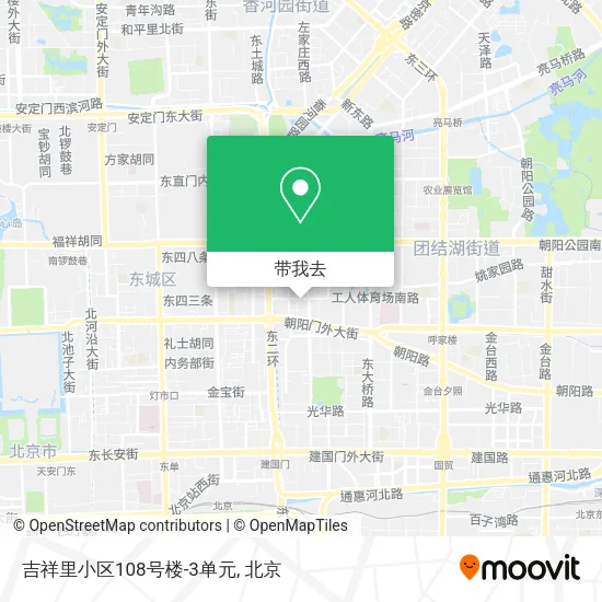 吉祥里小区108号楼-3单元地图