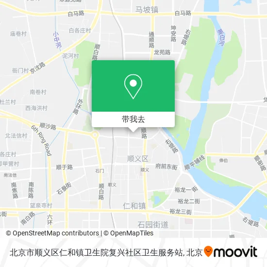 北京市顺义区仁和镇卫生院复兴社区卫生服务站地图