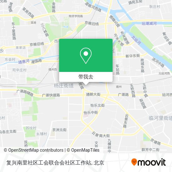 复兴南里社区工会联合会社区工作站地图