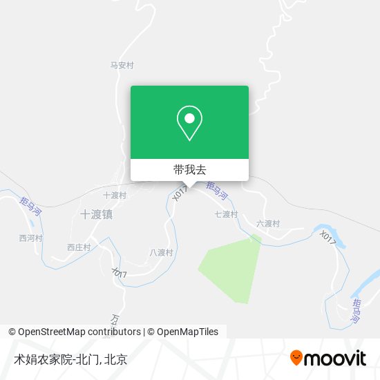 术娟农家院-北门地图