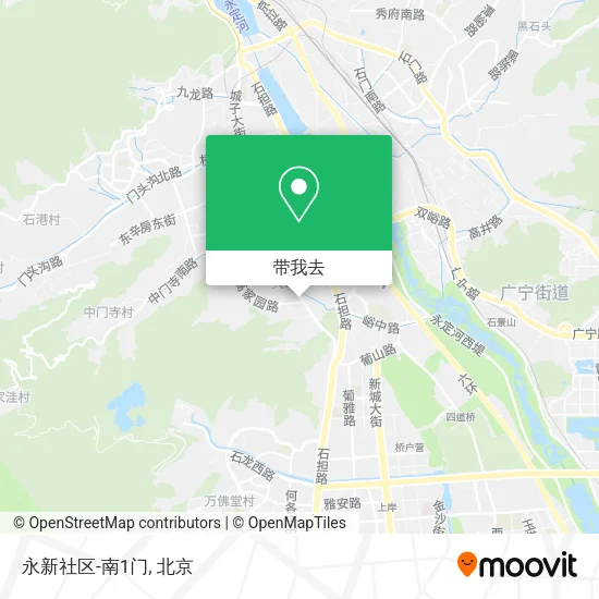 永新社区-南1门地图