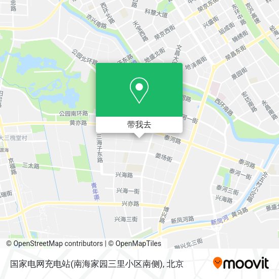 国家电网充电站(南海家园三里小区南侧)地图