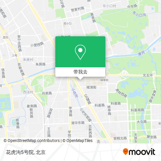花虎沟5号院地图