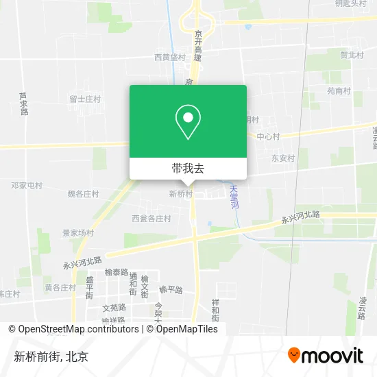 新桥前街地图