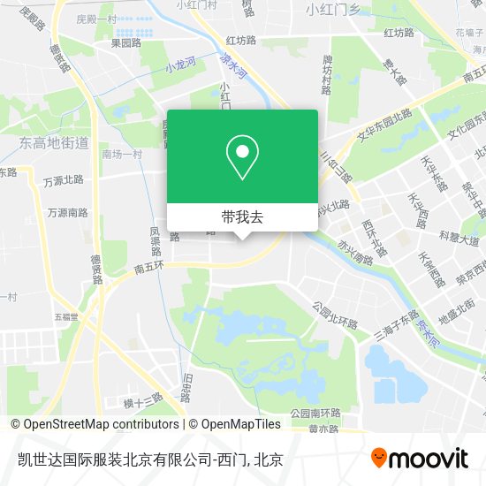 凯世达国际服装北京有限公司-西门地图