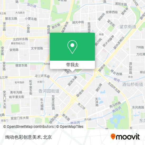 绚动色彩创意美术地图